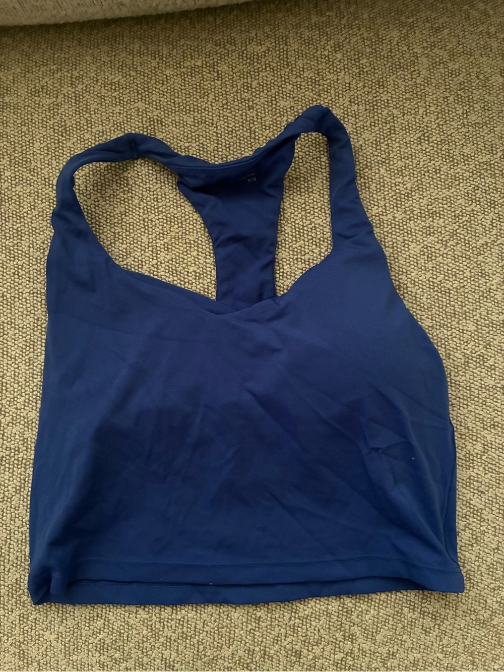 Aerie Offline Racerback Longline Sports Bra - Navy Blue